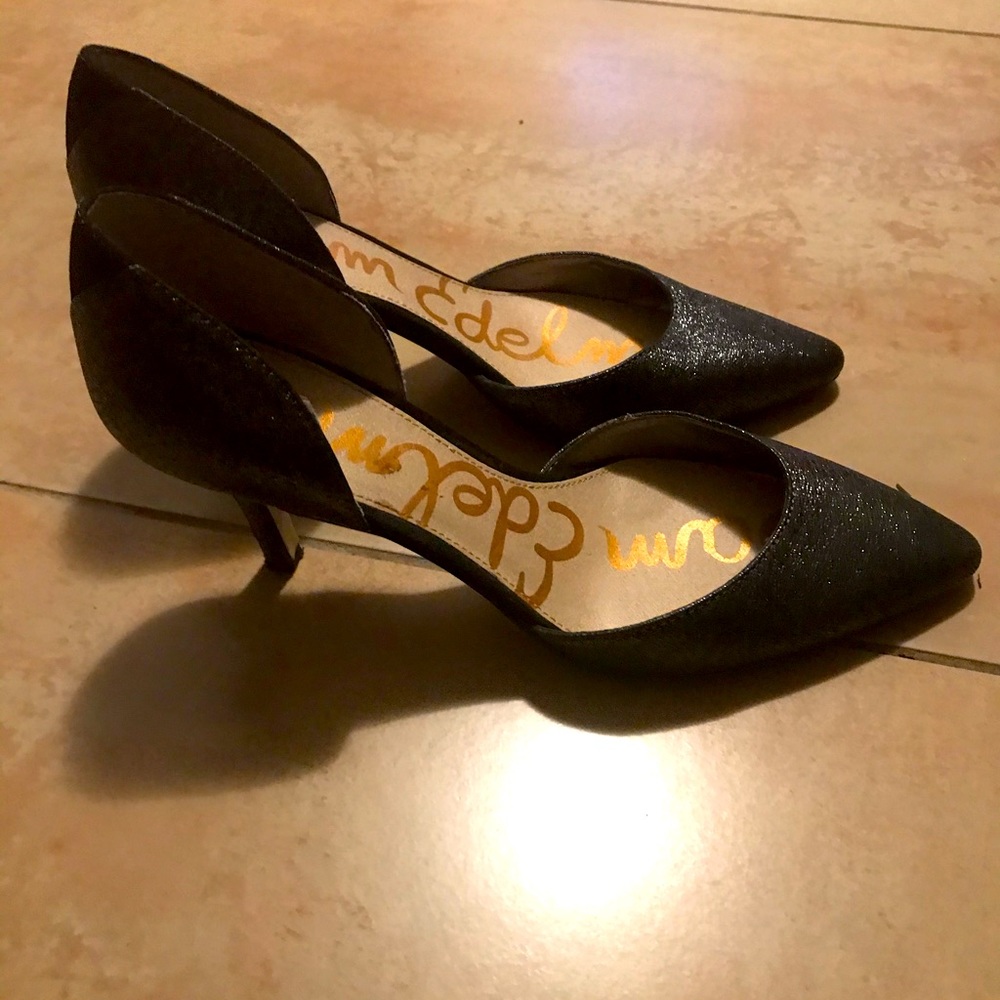 Sparkly Brown and grey mini heels